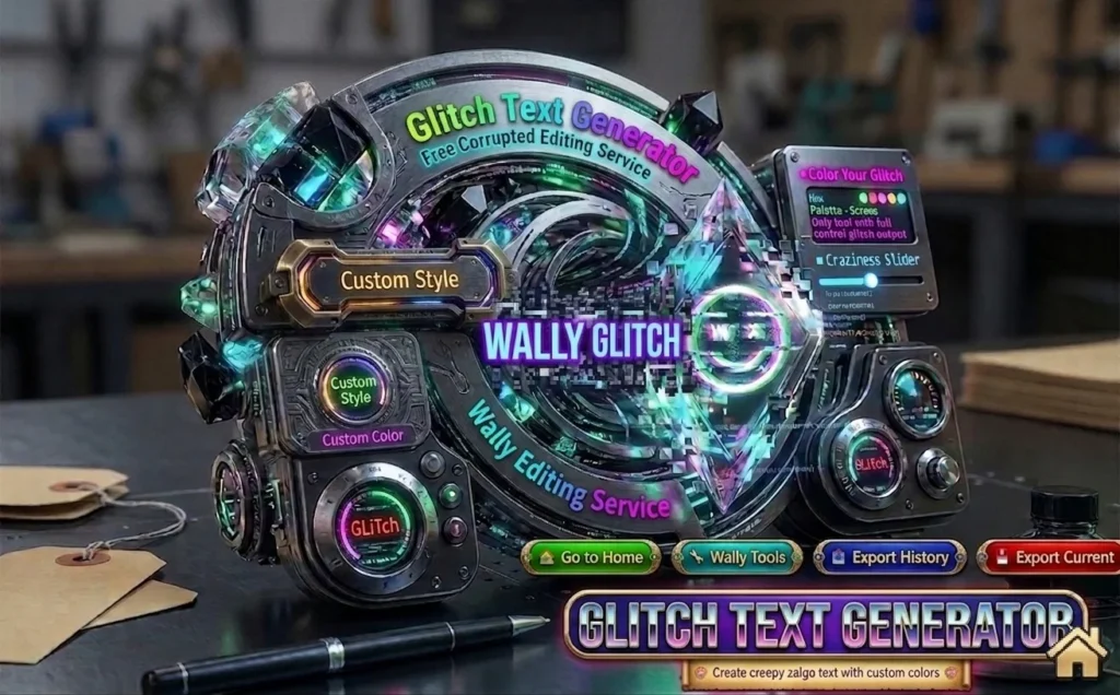 G̵̡̛l̶͓̈́i̷̬͝t̴̰̚c̶̹̿h̴͎̏ Text Generator