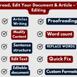 Proofread, Edit Your Document & Article – Wally Editing