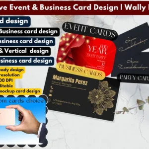 Creative Event & Business Card Design | Wally Editing