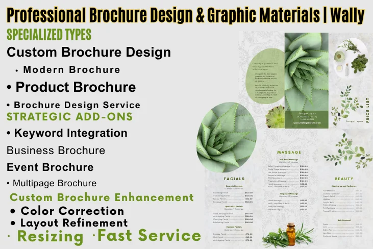 Professional Brochure Design & Graphic Materials | Wally