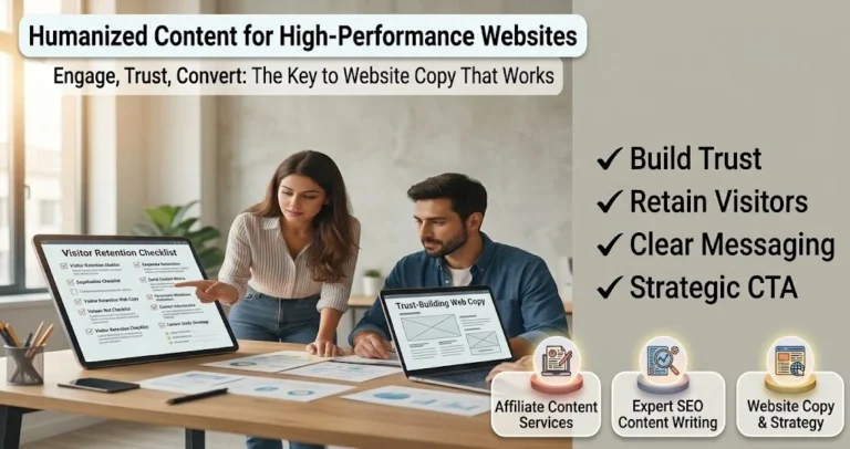 Read more about the article Content Writing for Website: What Keeps Visitors Staying