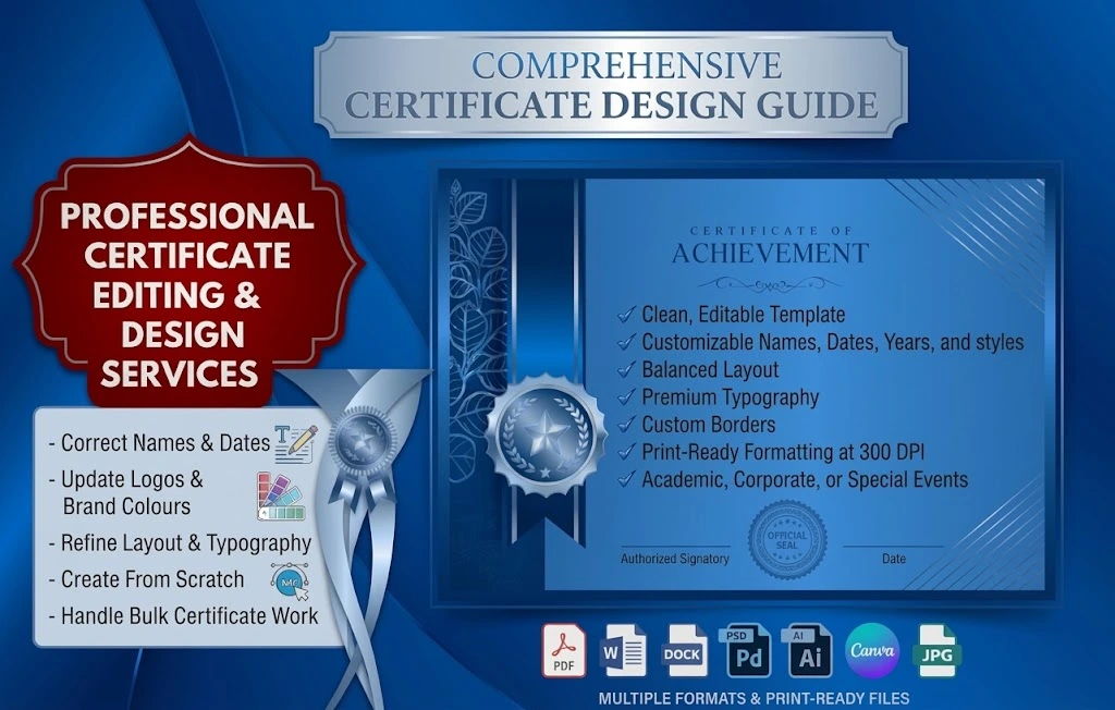 You are currently viewing Certificate Design Guide: Layout, Fonts & Print Tips